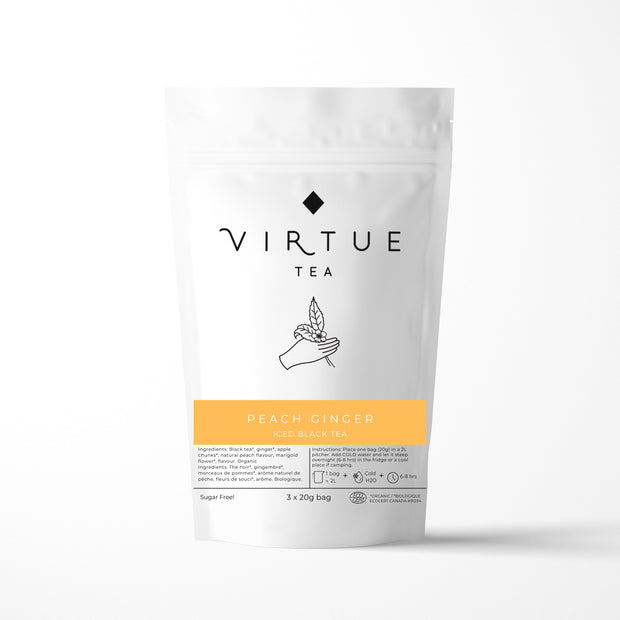 Iced tea Peach Ginger Black Tea (12 x 20g)