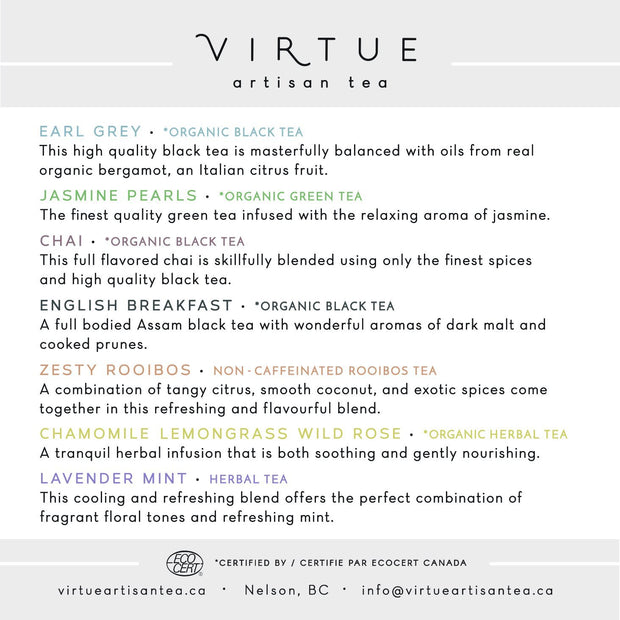 Tea Sample Pack - VIRTUE Tea